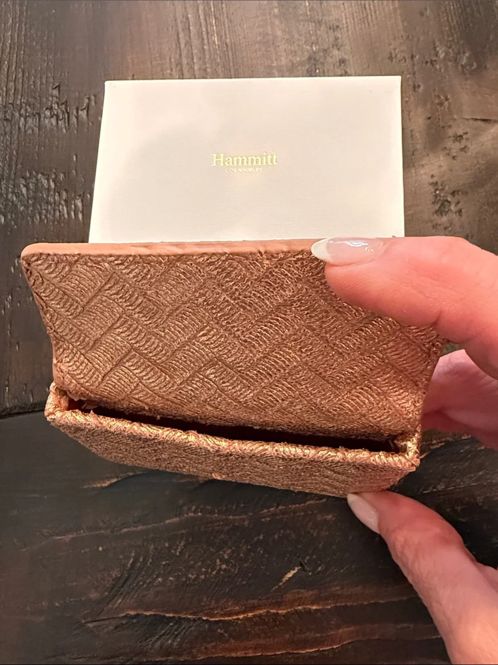 Hammitt Card Holder with box